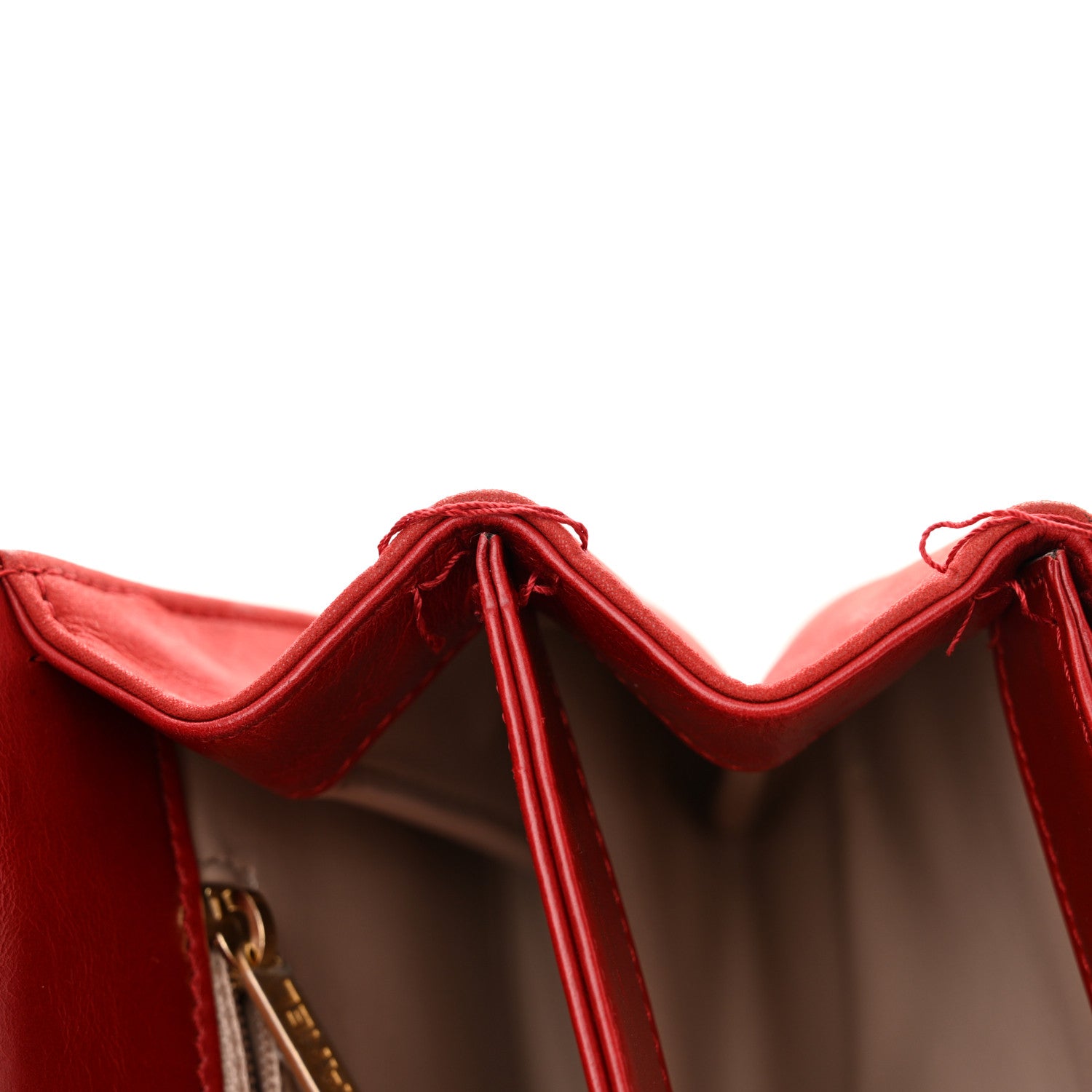 Chanel Iridescent Calfskin Quilted Small Straight Lined Flap Red 12 of 13