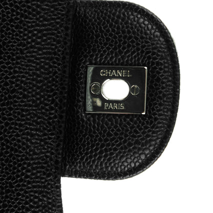 Chanel Caviar Quilted Jumbo Double Flap Black 6 of 8