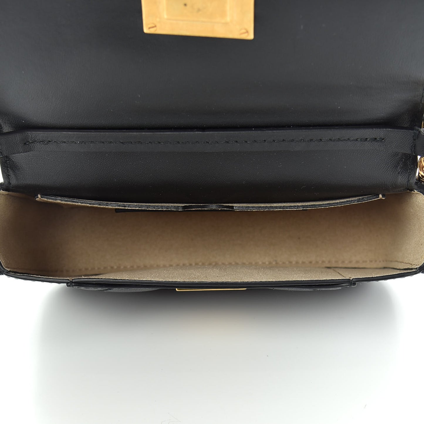 Goatskin Quilted GV3 Mini Pocket Convertible Bag Black