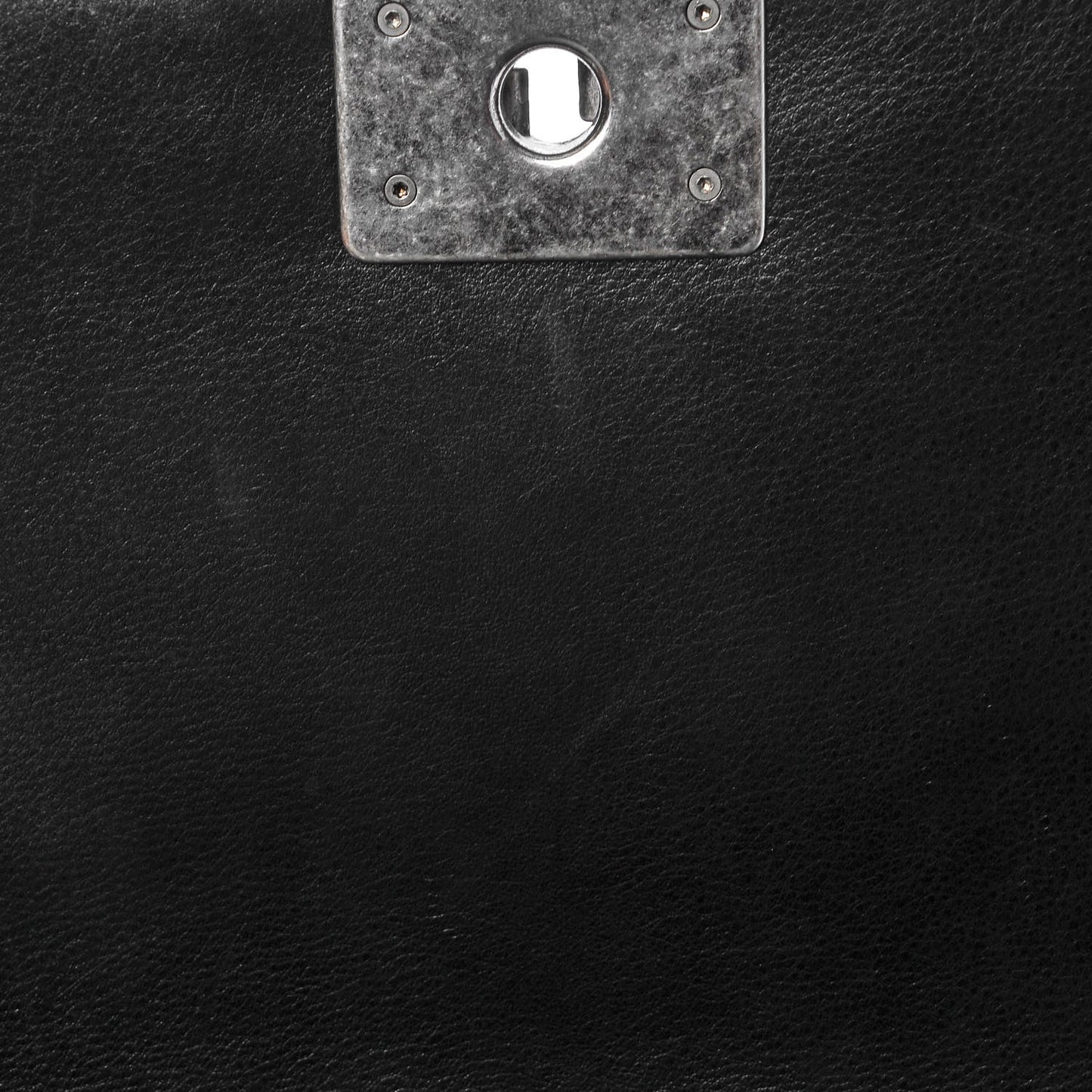 Calfskin Quilted New Medium Boy Flap Black