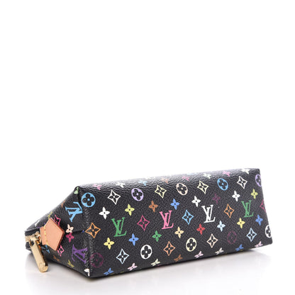 Louis Vuitton Monogram Multicolor Cosmetic Pouch Black Grenade 4 of 9