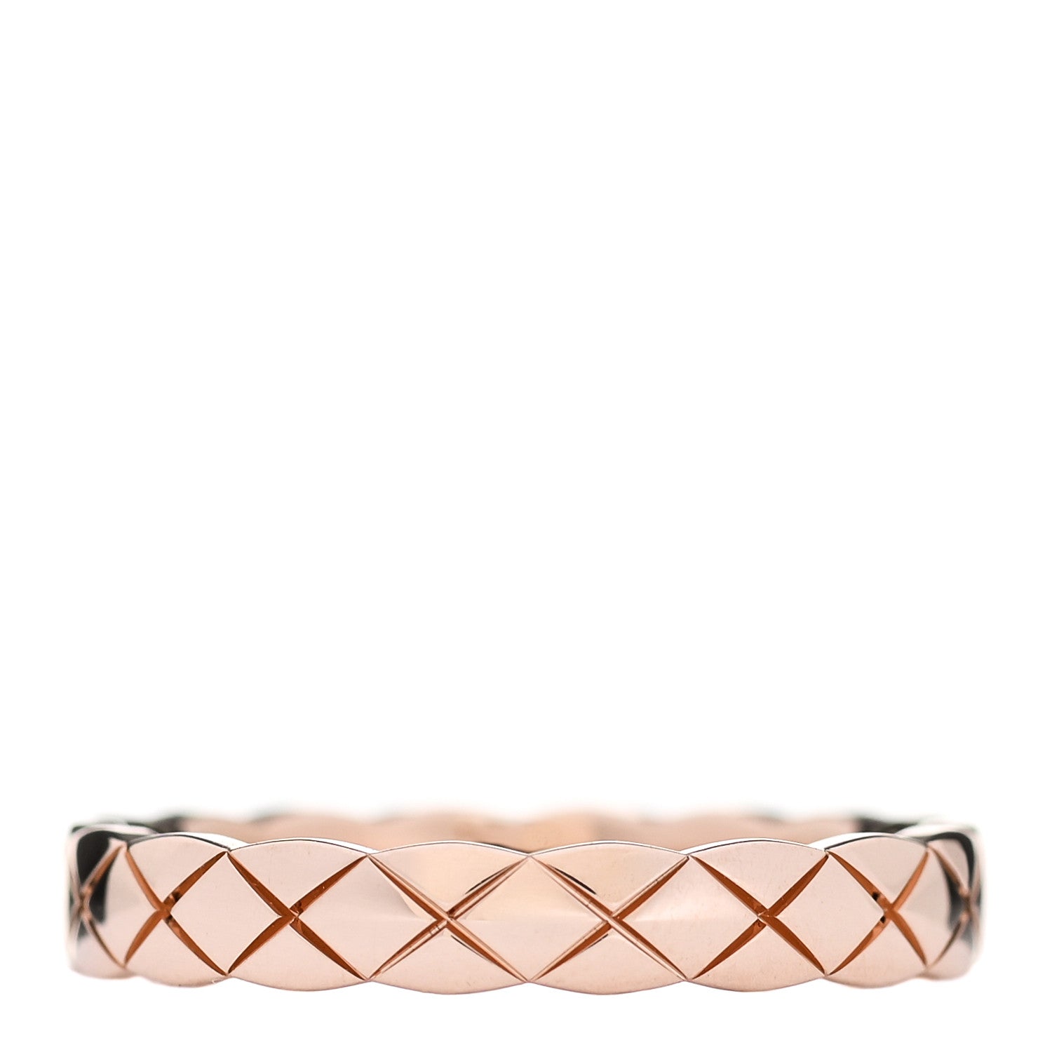 Chanel 18K Beige Gold Mini Coco Crush Ring 52 6 1 of 5