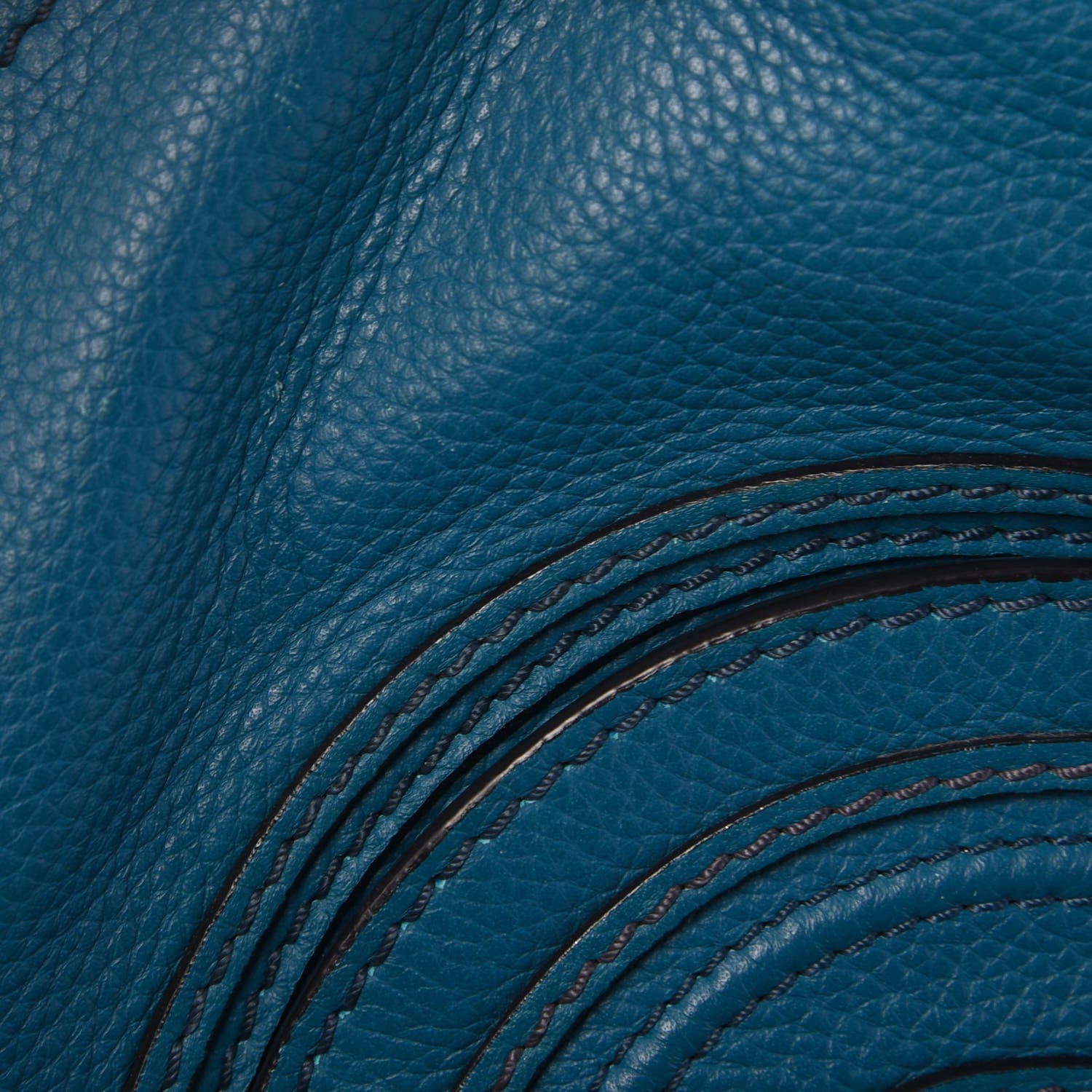 Chloe Calfskin Large Marcie Satchel Laguna Blue 8 of 10