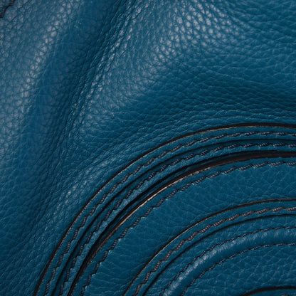 Chloe Calfskin Large Marcie Satchel Laguna Blue 8 of 10