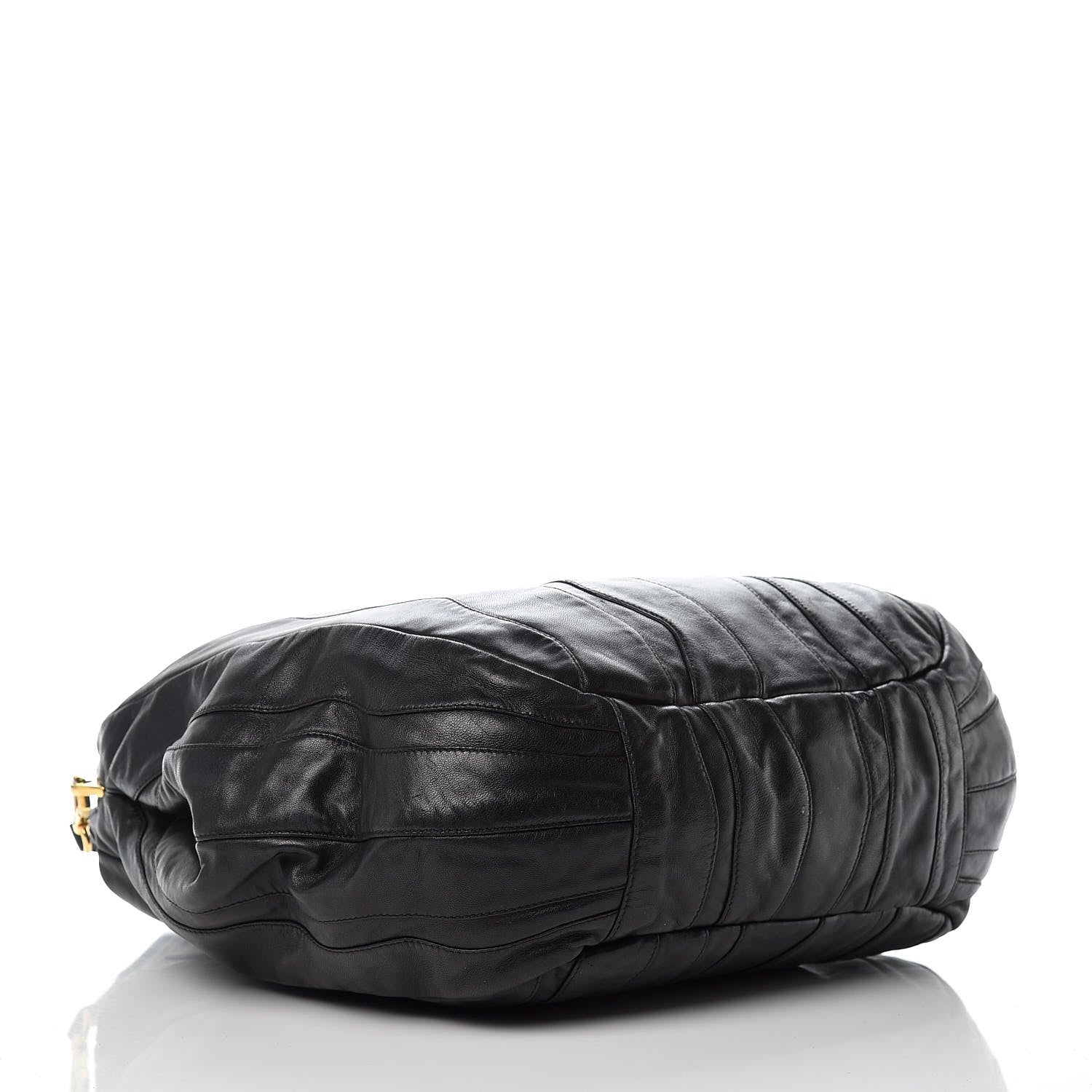 Prada Soft Calfskin Hobo Black 4 of 10