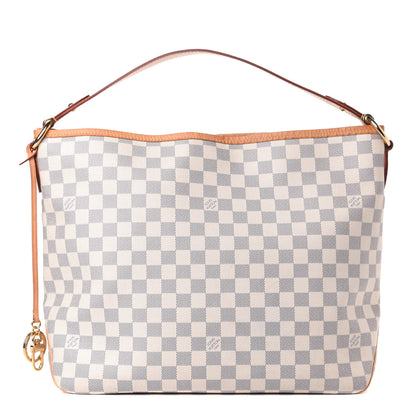 Louis Vuitton Damier Azur Delightful MM Rose Ballerine 1 of 4