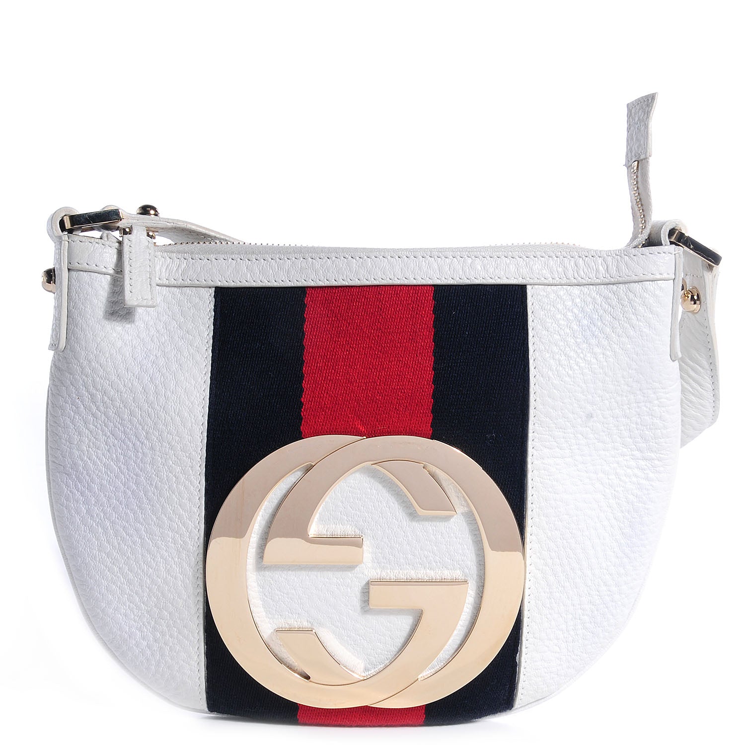 Gucci Leather Small Blondie Hobo White 1 of 7