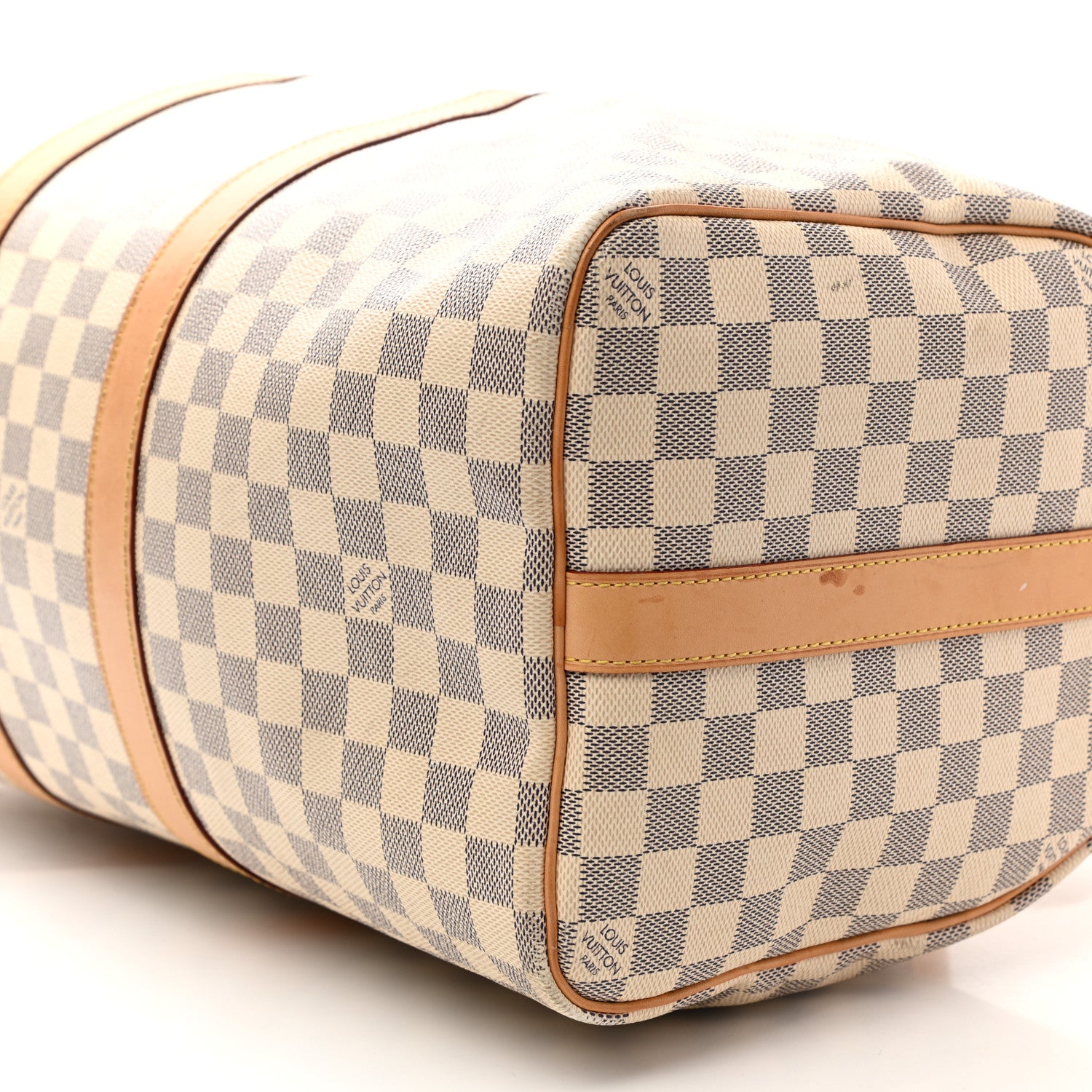 Louis Vuitton Damier Azur Keepall Bandouliere 45 9 of 12