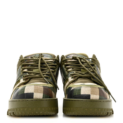 Louis Vuitton Damoflage Mens LV Trainer Maxi Sneakers 9.5 Green 3 of 9