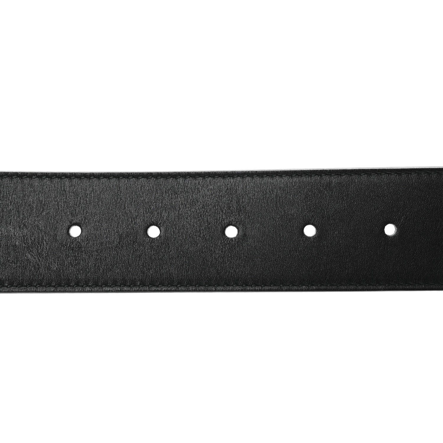 Gucci Calfskin Double G 30mm Belt 80 32 85 34 Black 3 of 6