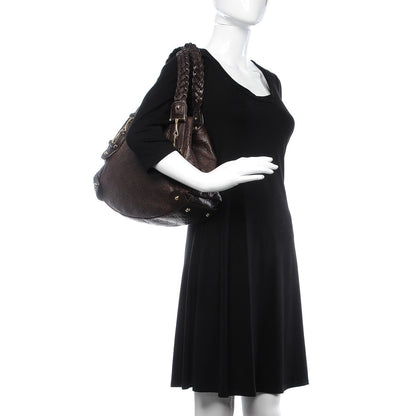Gucci Guccissima Small Pelham Shoulder Bag Chocolate 2 of 7