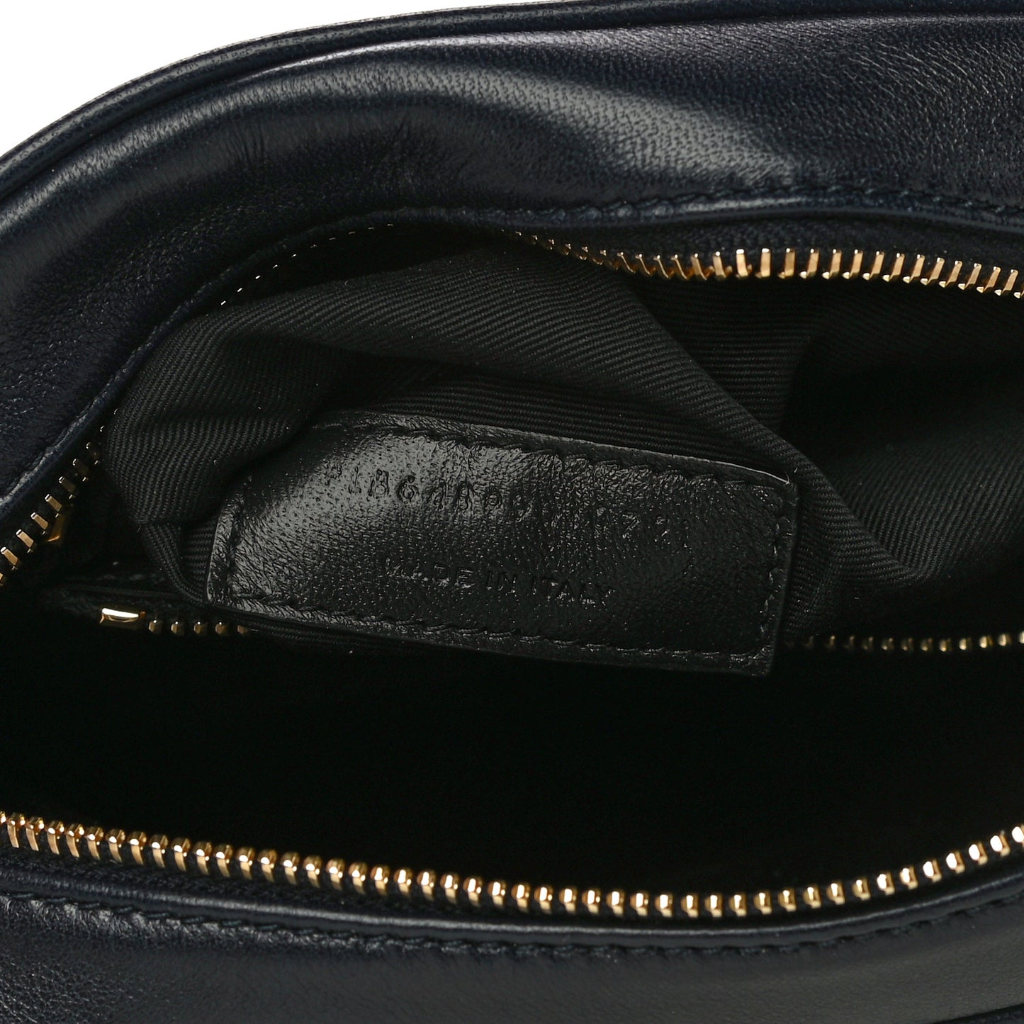 Lambskin Quilted Victoire Camera Bag Deep Marine