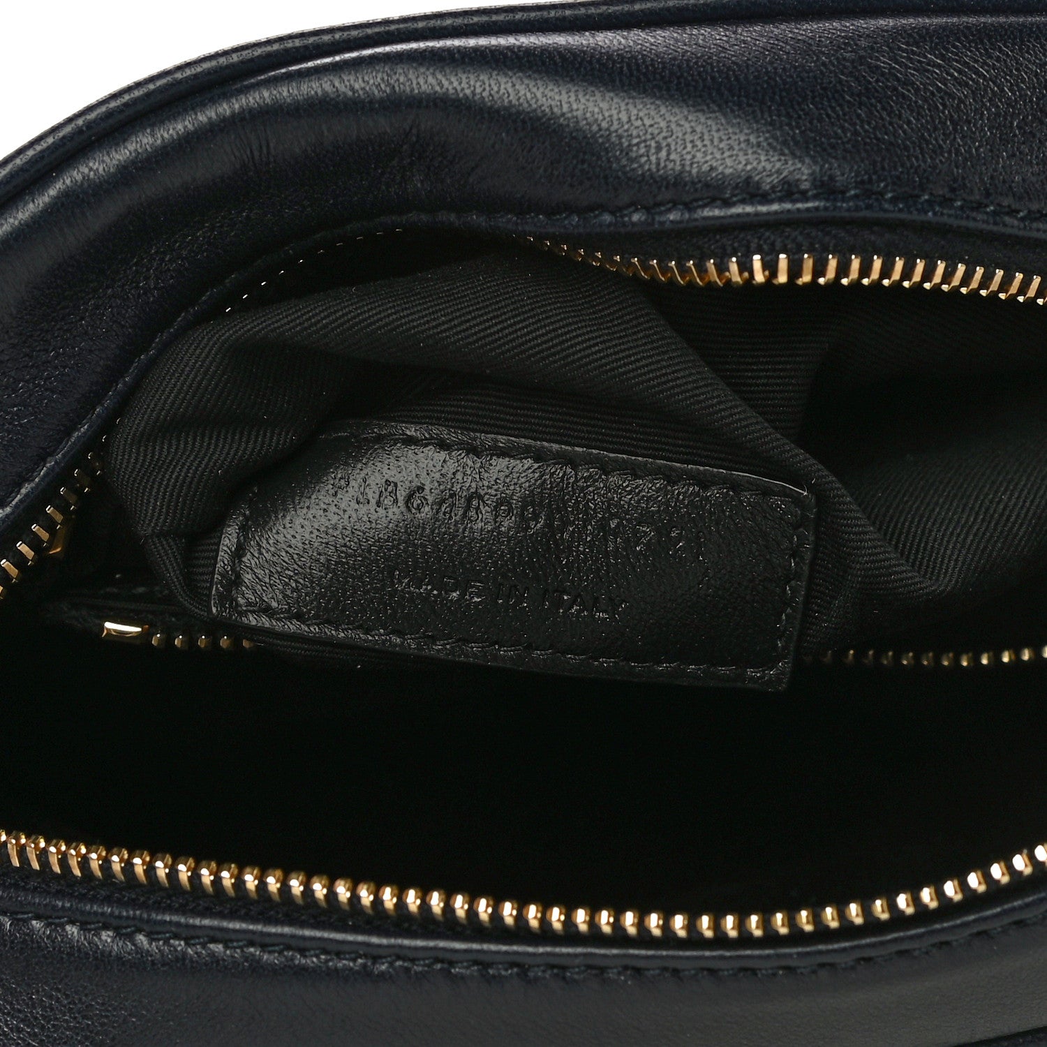Saint Laurent Lambskin Quilted Victoire Camera Bag Deep Marine 7 of 10