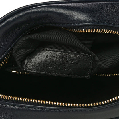 Saint Laurent Lambskin Quilted Victoire Camera Bag Deep Marine 7 of 10