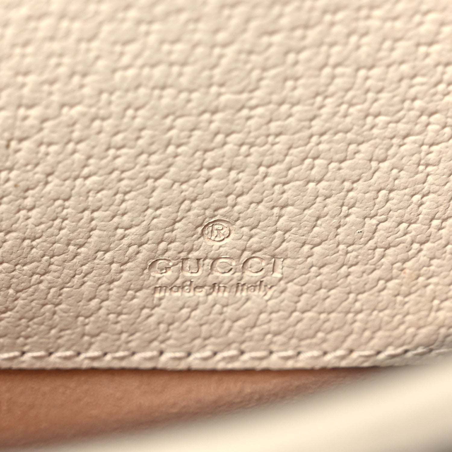 Gucci GG Supreme Monogram Berry Textured Dollar Calfskin Mini Padlock Top Handle Shoulder Bag Beige Ebony Light Copper Mystic White 6 of 12