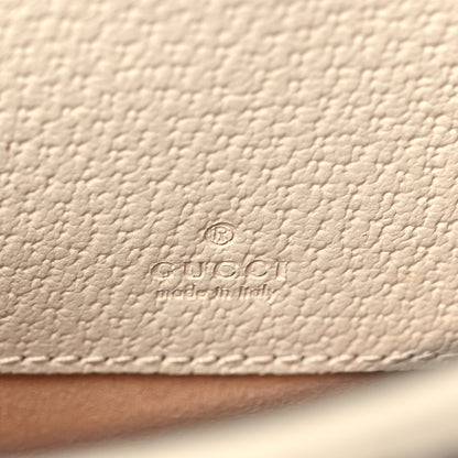 Gucci GG Supreme Monogram Berry Textured Dollar Calfskin Mini Padlock Top Handle Shoulder Bag Beige Ebony Light Copper Mystic White 6 of 12