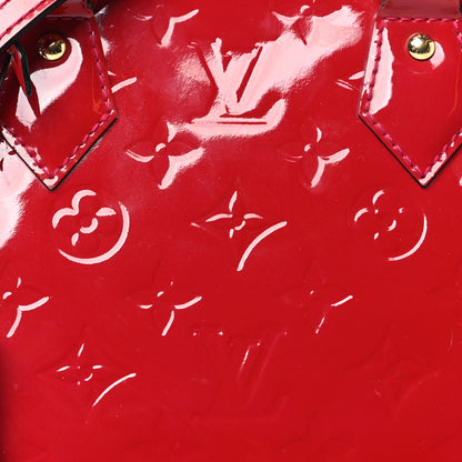 Louis Vuitton Vernis Alma BB Cherry 7 of 10
