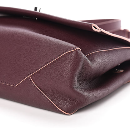 Louis Vuitton Soft Calfskin Lockme II Top Handle Prune 9 of 9