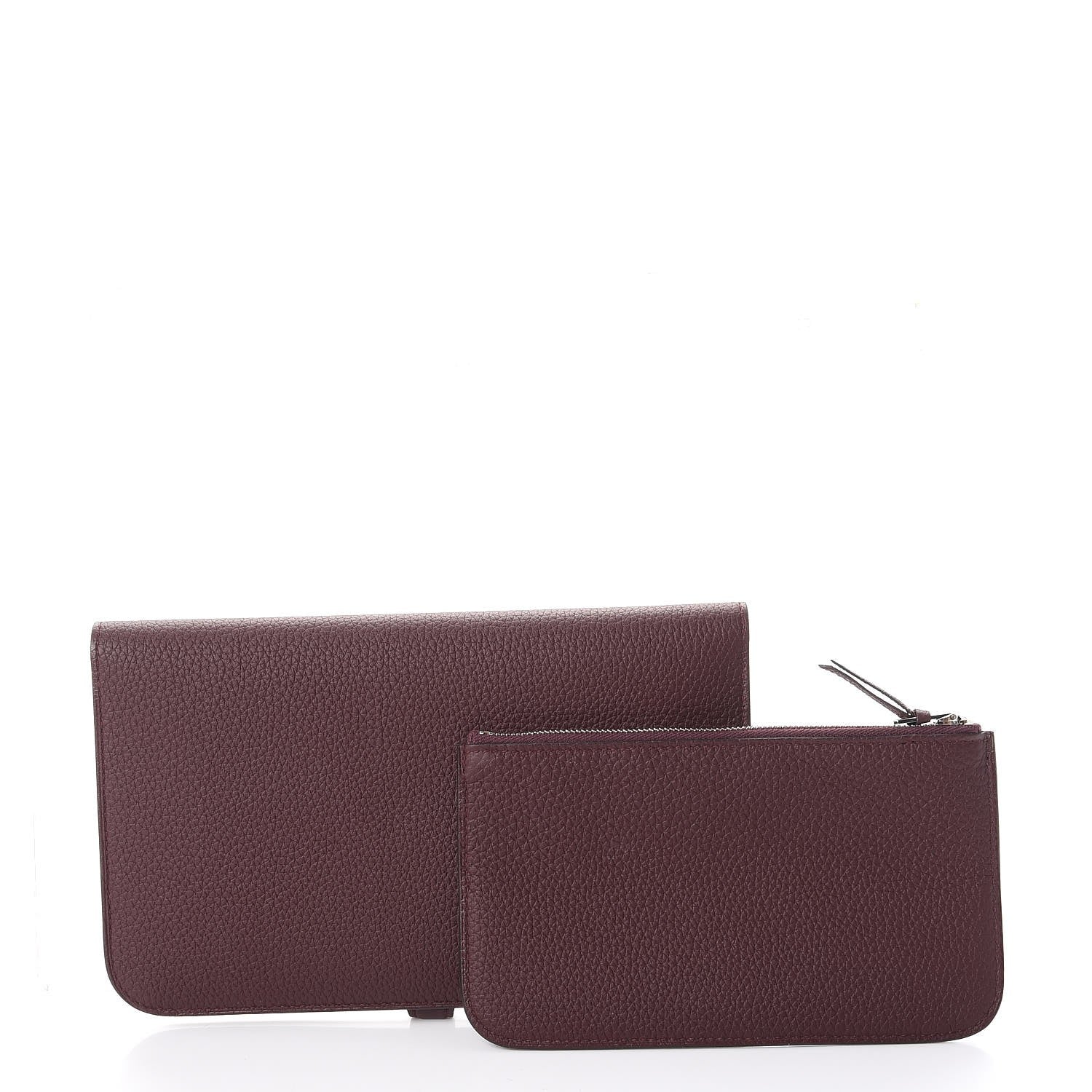 Hermes Togo Dogon Duo Wallet Bordeaux 5 of 12