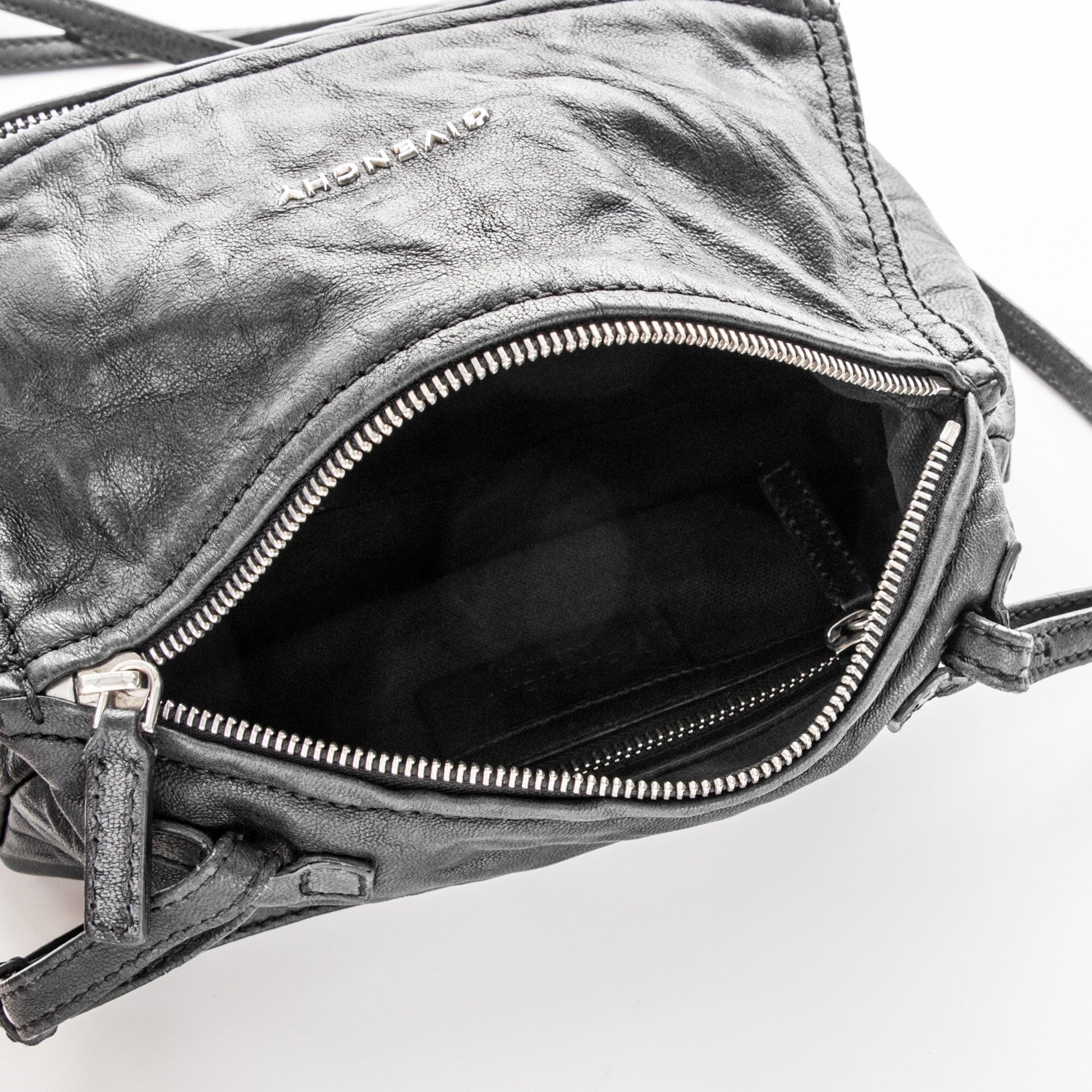 Givenchy Tumbled Sheepskin Mini Pandora Black 5 of 7