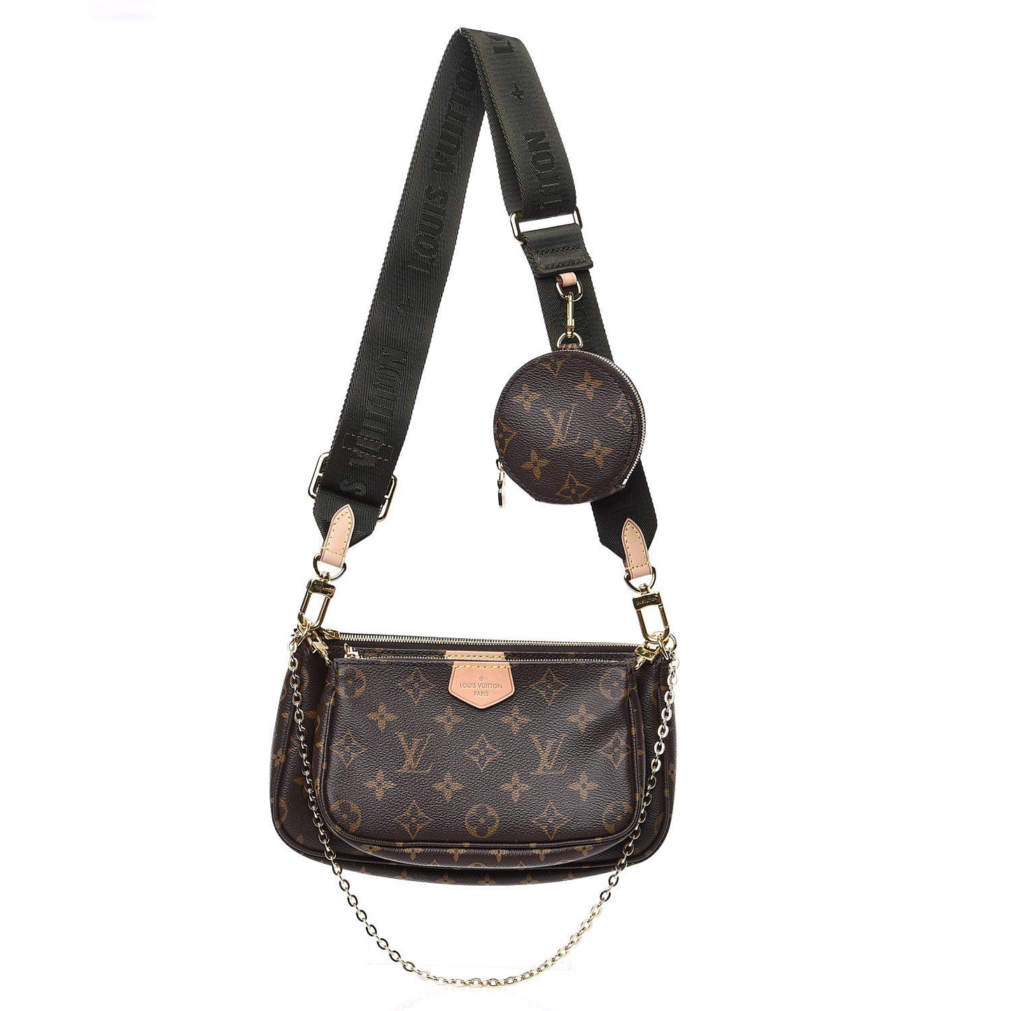 Monogram Multi Pochette Accessories Kaki