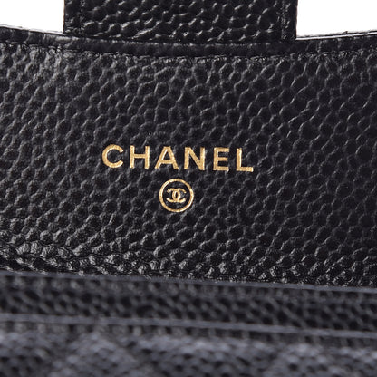 Chanel Caviar Quilted Flap Card Holder Black 6 of 11