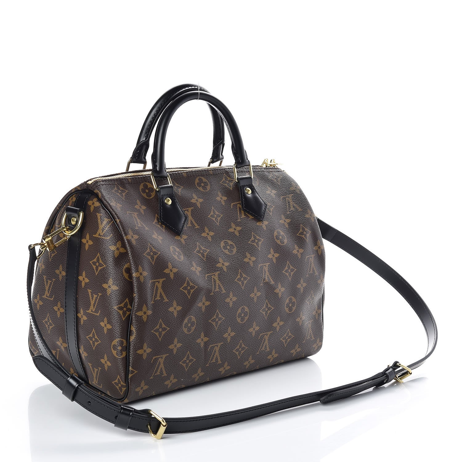 Louis Vuitton Monogram My World Tour Speedy Bandouliere 30 Black 3 of 10