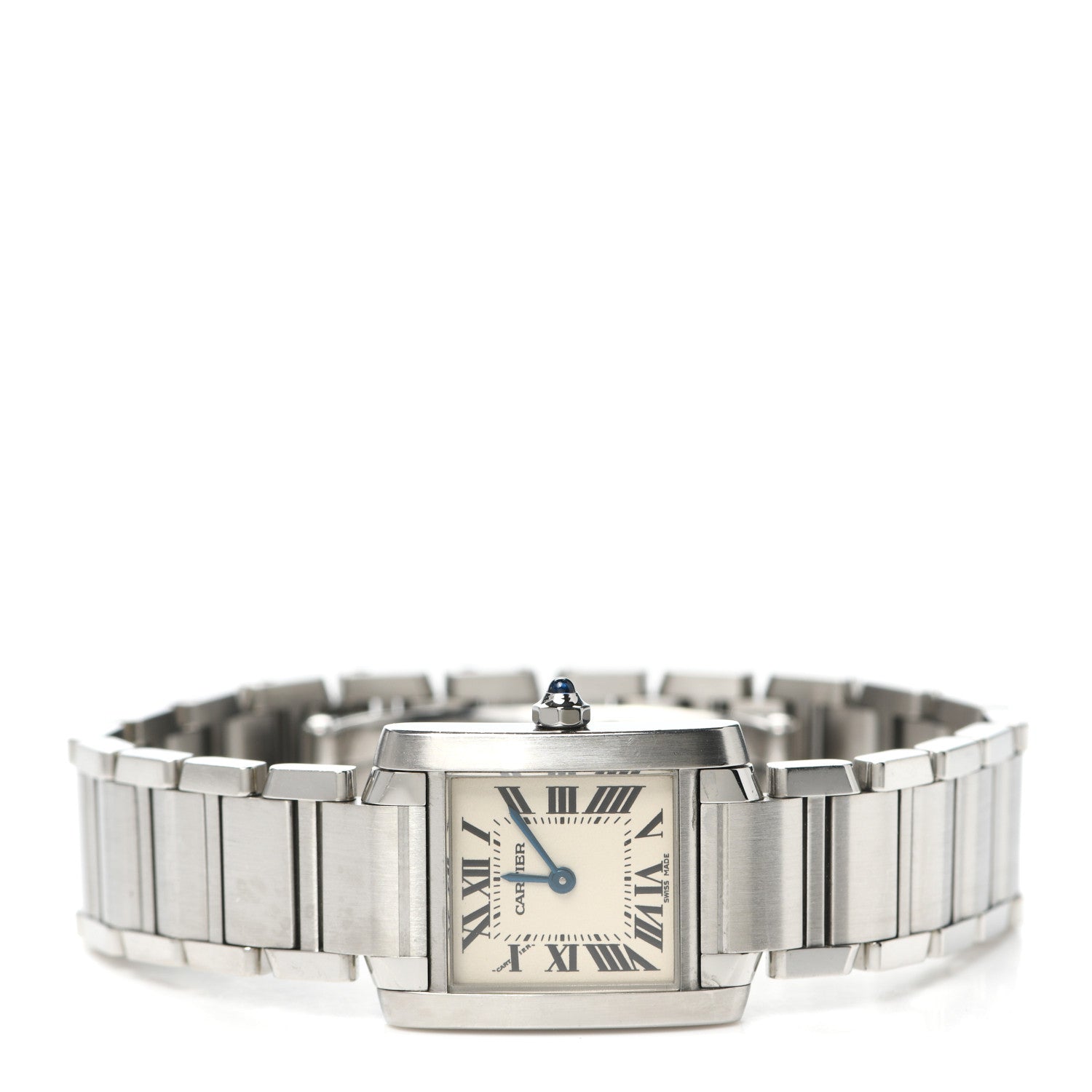 Cartier Stainless Steel 20mm Tank Francaise Quartz Watch 2 of 6