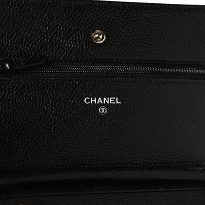 Chanel Caviar Quilted Wallet On Chain WOC Black 6 of 13