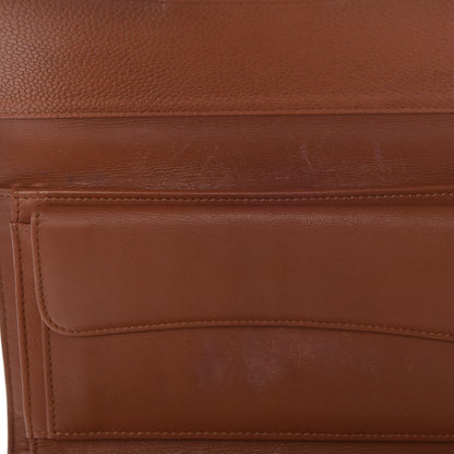Chanel Caviar Quilted Large Flap Wallet Brown 8 of 10
