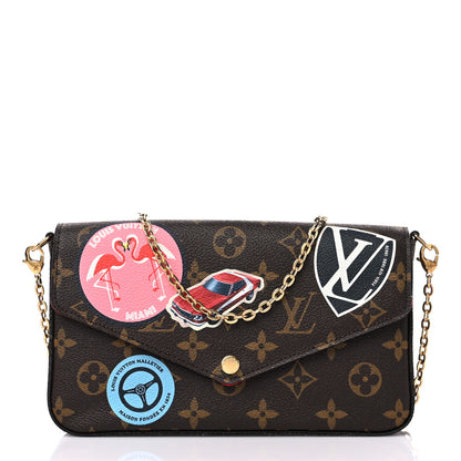 Louis Vuitton Monogram World Tour Pochette Felicie 3 of 10