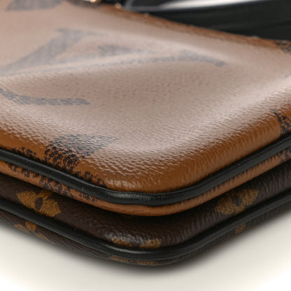 Louis Vuitton Reverse Monogram Giant Double Zip Pochette 10 of 11