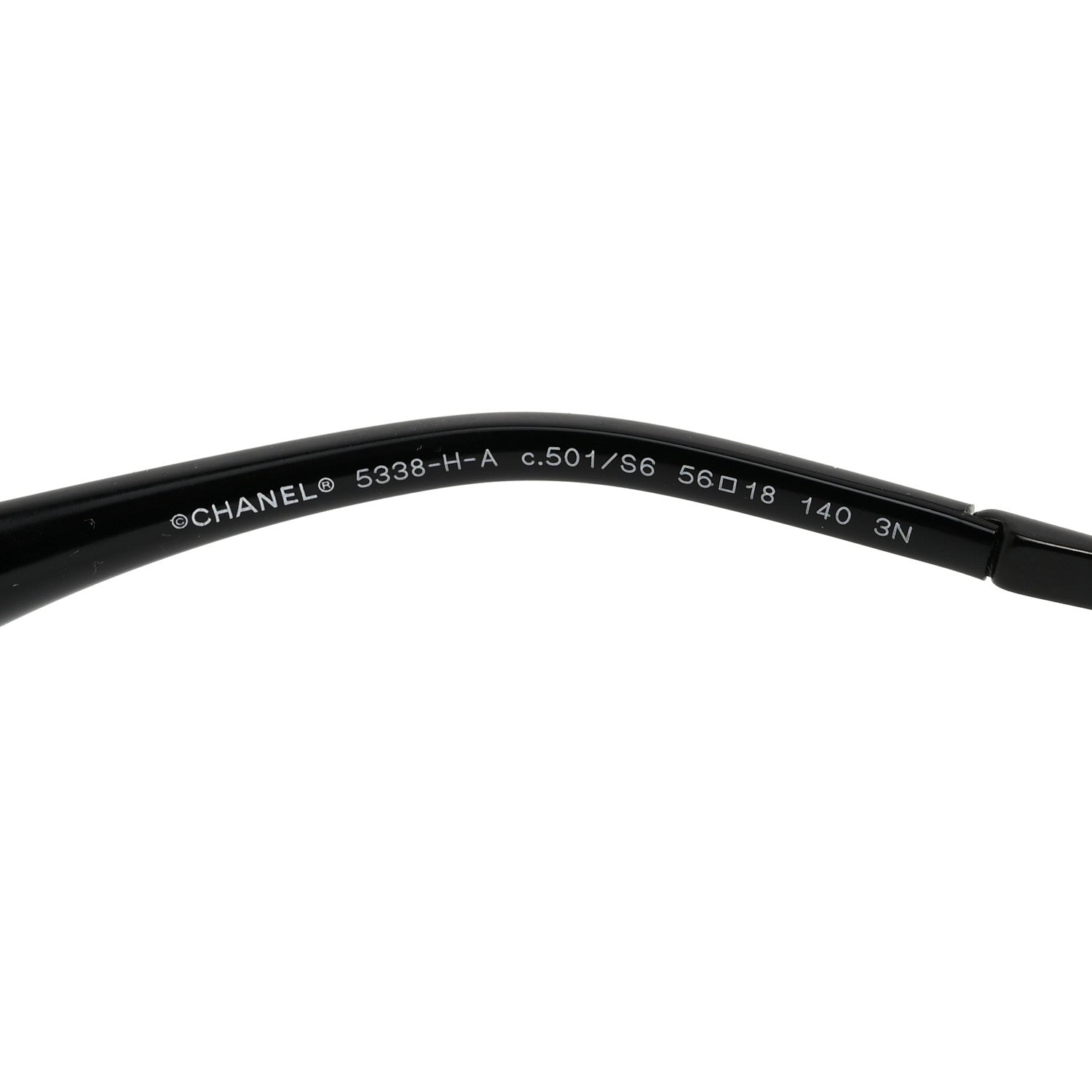 Chanel Acetate Pearl Polarized Winter Butterfly Sunglasses 5338-H-A Black 5 of 8