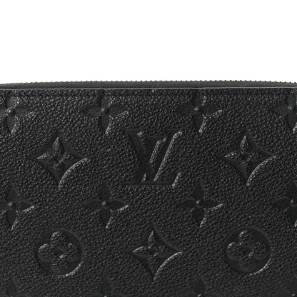 Louis Vuitton Empreinte Zippy Wallet Black 7 of 10