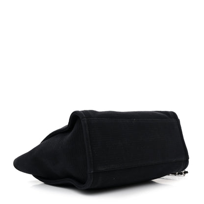 Chanel Mixed Fibers Small Deauville Tote Black 5 of 13