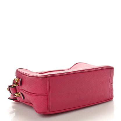 Prada Vitello Phenix Camera Bag Peonia 4 of 9