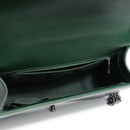 Chanel Lambskin Quilted New Medium Boy Flap Dark Green 7 of 7