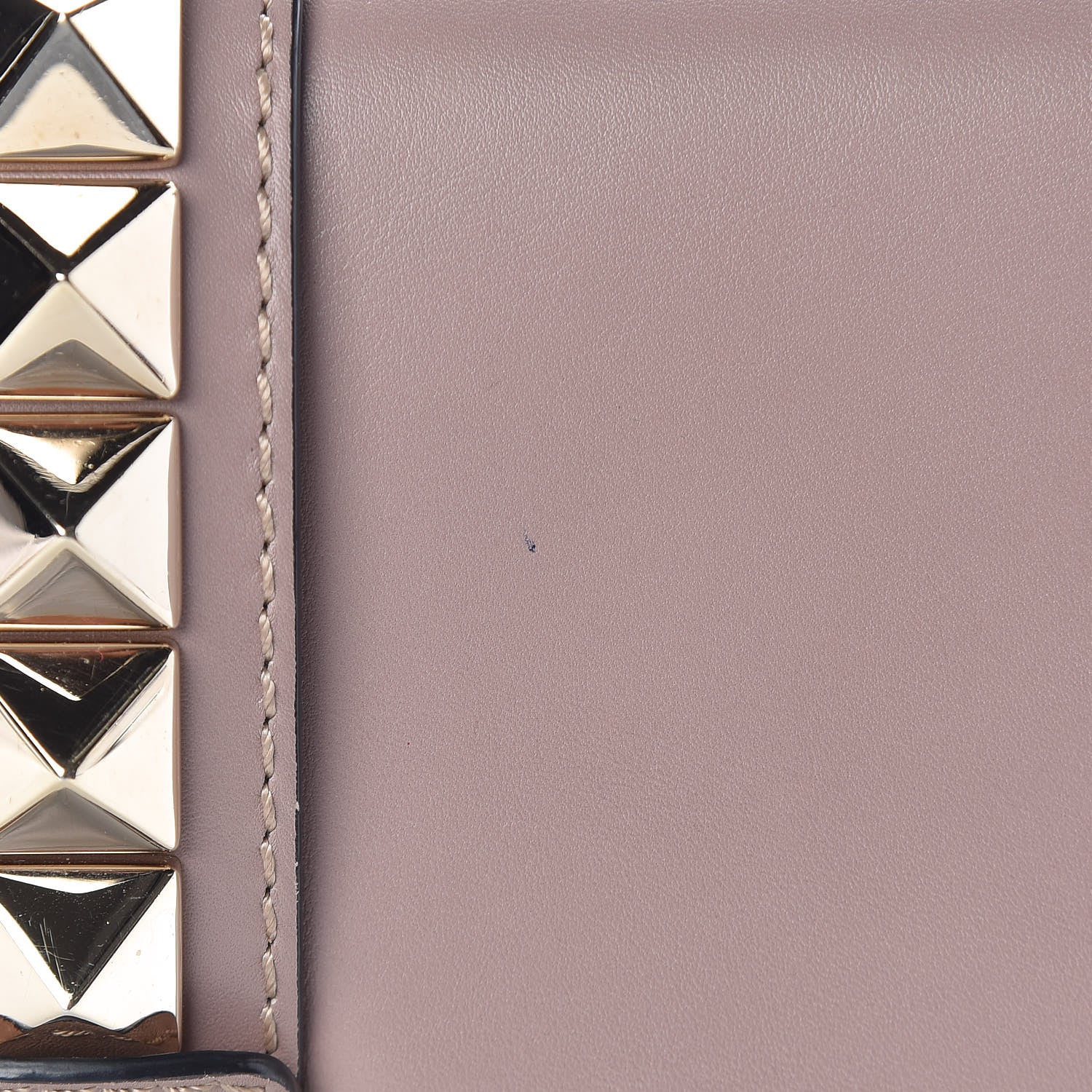 Valentino Garavani Vitello Medium Glam Lock Rockstud Flap Poudre 12 of 12