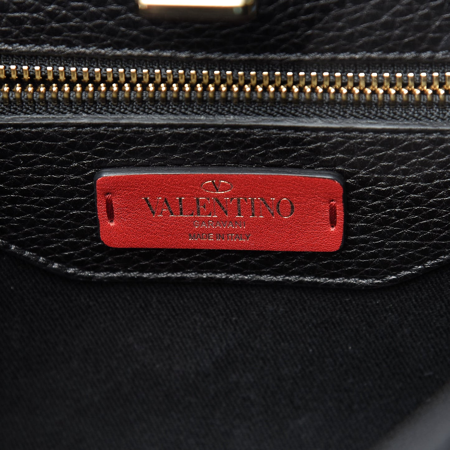 Pebbled Calfskin Large JoyLock Satchel Black