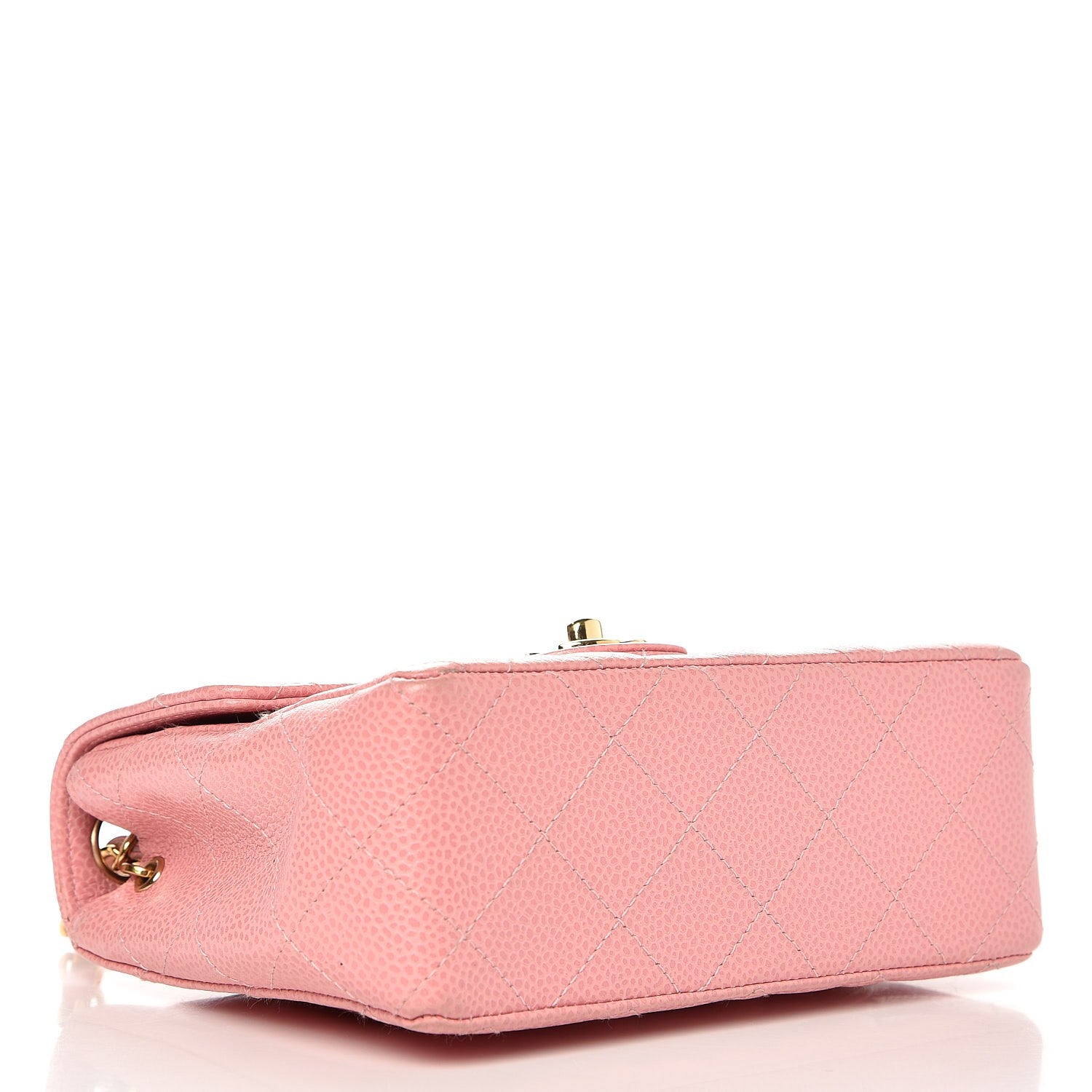 Chanel Caviar Quilted Mini Square Flap Pink 4 of 8
