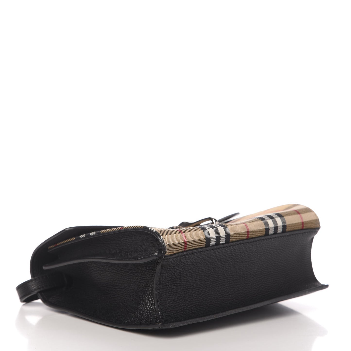 Derby Calfskin Vintage Check Small Macken Crossbody Bag Black