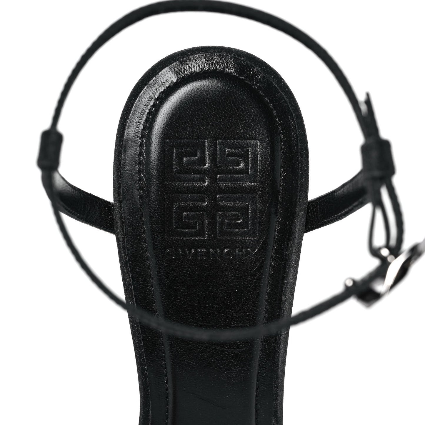 Smooth Nappa G Cube 85mm Sandals 39.5 Black