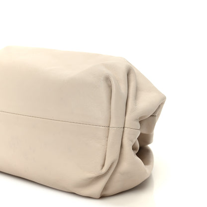 Bottega Veneta Smooth Butter Calf The Pouch Oversized Clutch Mist 11 of 12