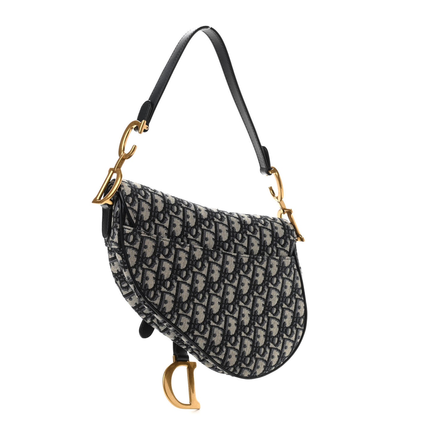 Oblique Saddle Bag Blue