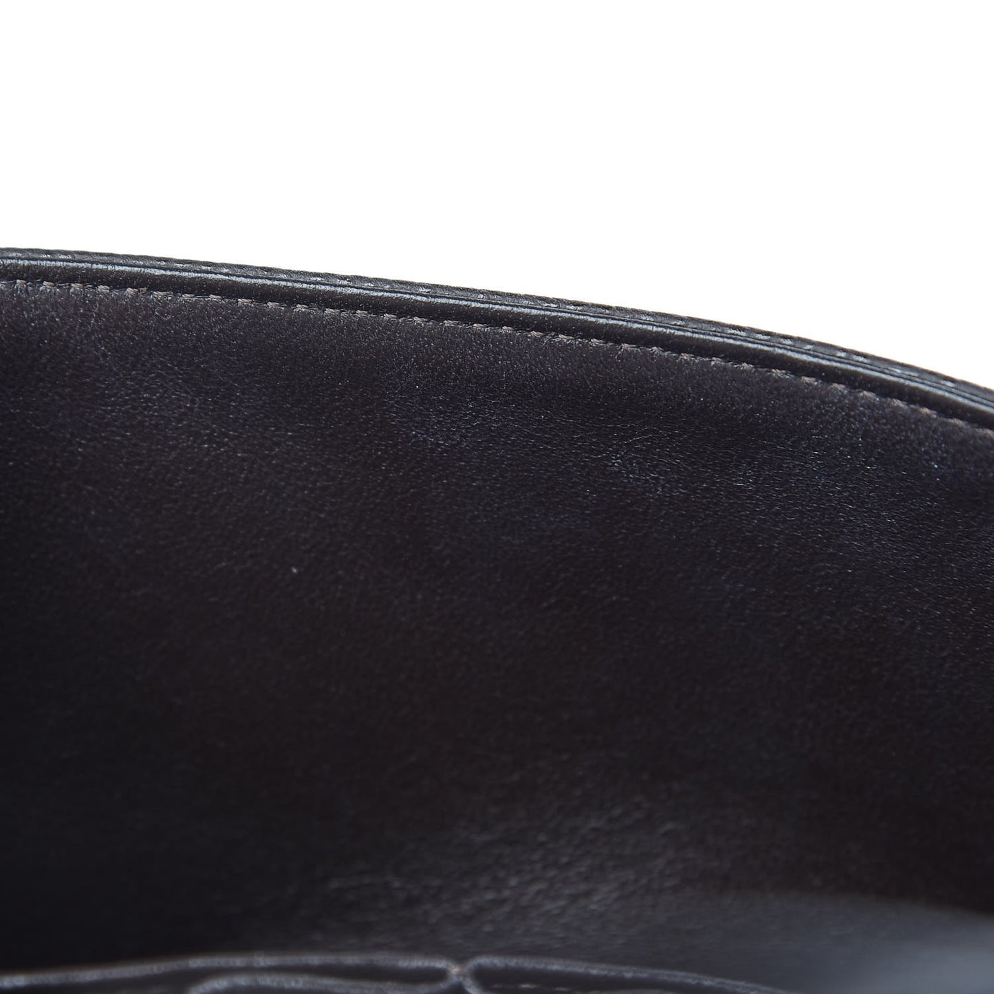 Caviar Quilted Medium Double Flap Brown