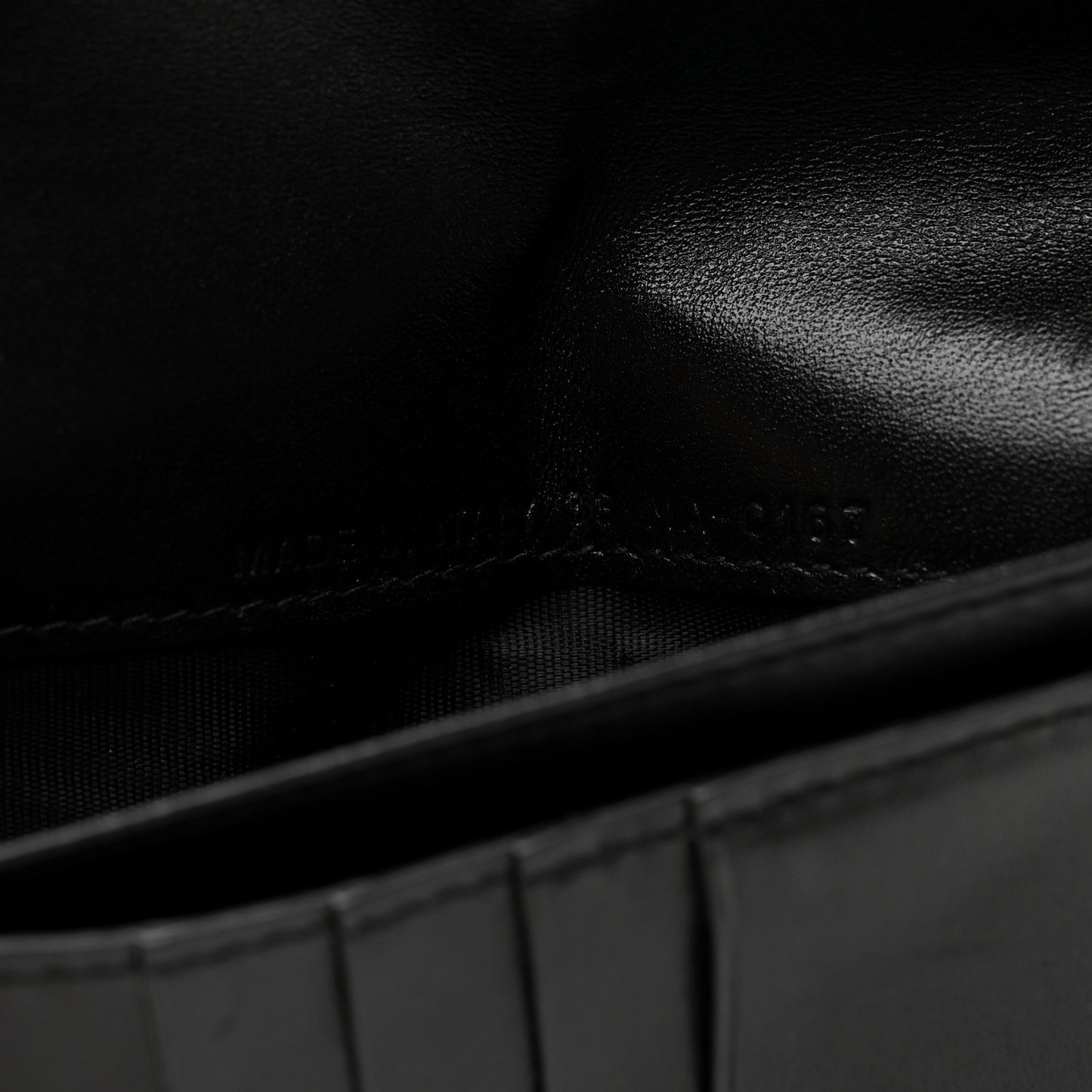 Patent Studded Supple Lady Dior Zip Wallet Black