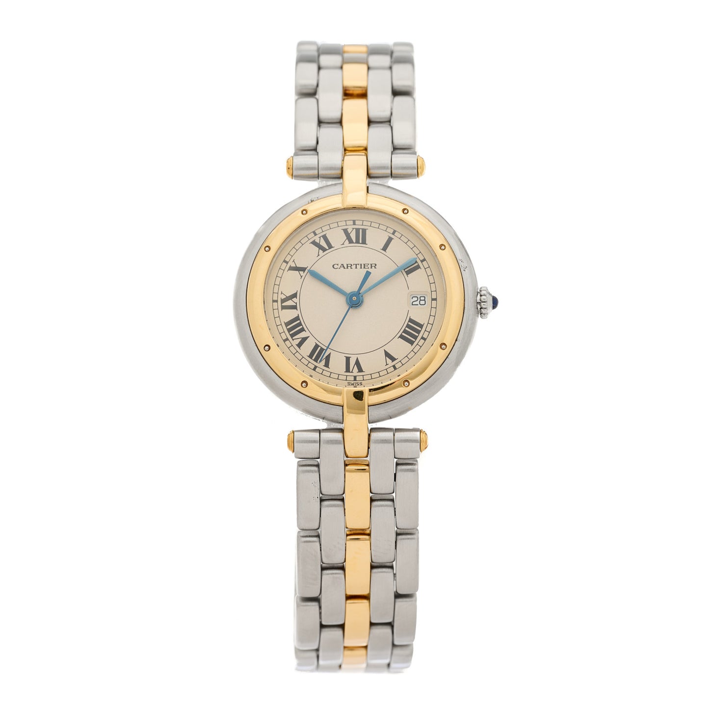 Stainless Steel 18K Yellow Gold 29mm Panthere Vendome Quartz Watch