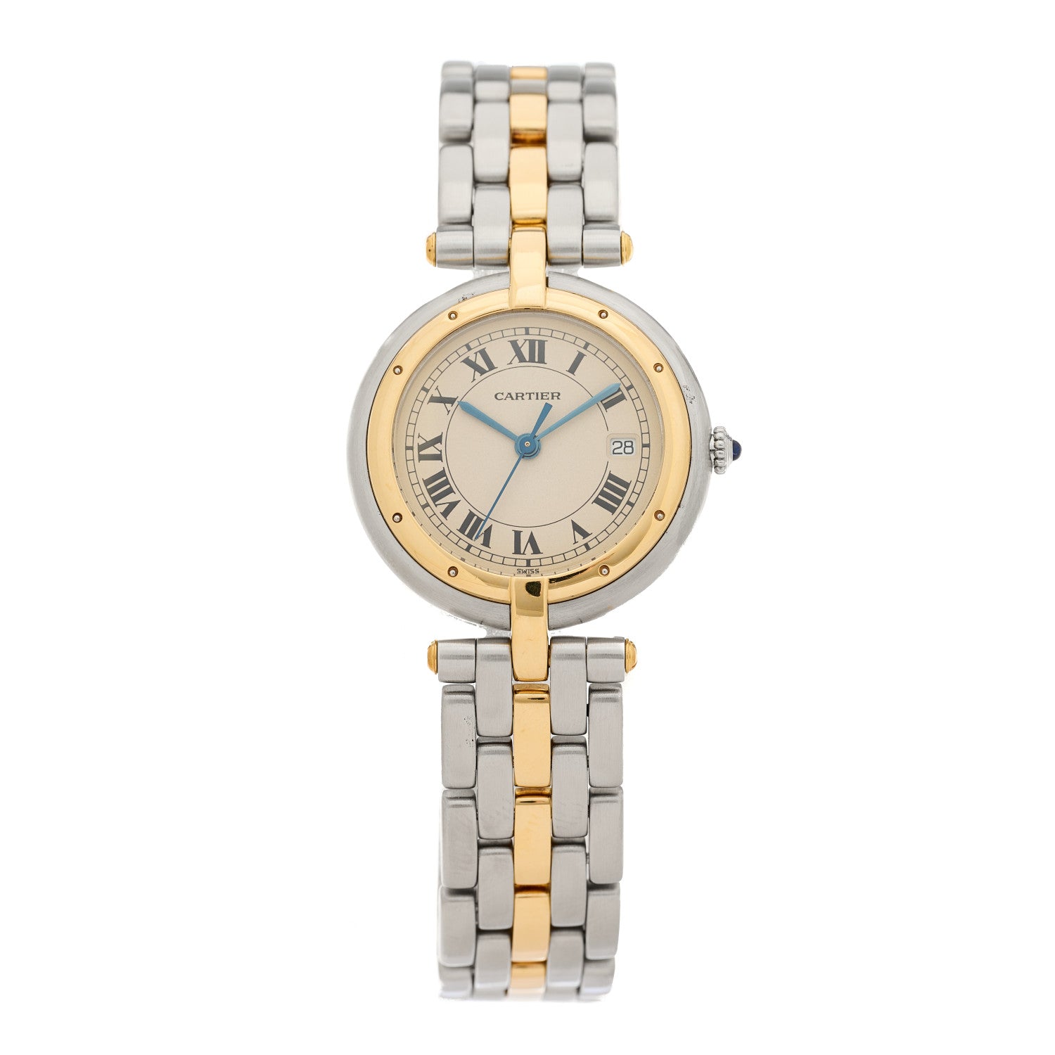 Cartier Stainless Steel 18K Yellow Gold 29mm Panthere Vendome Quartz Watch 1 of 4