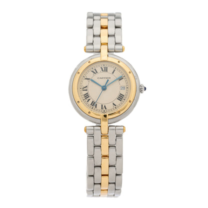 Cartier Stainless Steel 18K Yellow Gold 29mm Panthere Vendome Quartz Watch 1 of 4