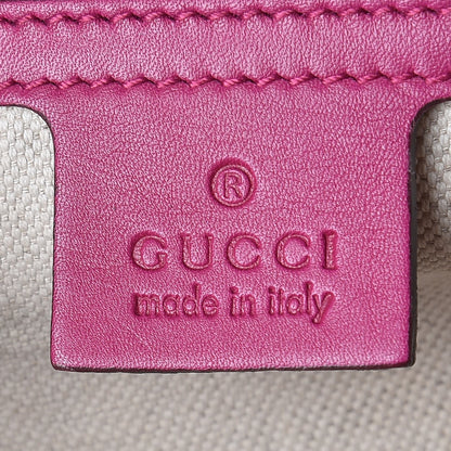 Gucci Patent Microguccissima Small Nice Top Handle Dome Bag Bright Bouganville 7 of 8